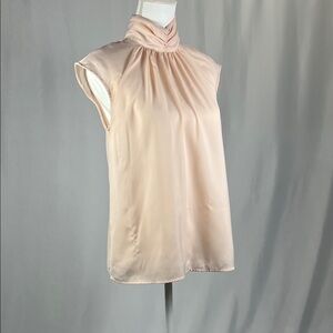 Elegant Light Pink Sleeveless Top Size Small